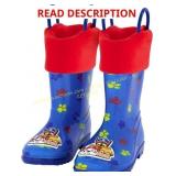 Nickelodeon Paw Patrol Toddler Rain Boots, size 8