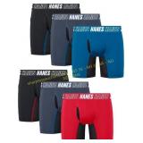 Hanes Boys Anti-Chafe Boxer Briefs, 6-pack size L