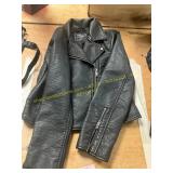 Abercrombie + Fitch Leather Jacket Med