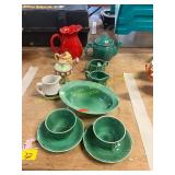 Pitcher, Tea Pot, Creamer Set