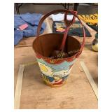 Vintage Beach Pail + Shovel