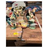Chicken +Bird Planters/Figurines, Royal Copley