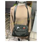 Baggallini Grey Crossbody Bag, Adj Strap