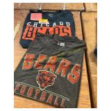 2ct Large Chicago Bears T-Shirts