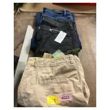 2ct Pants Size 17 + 31, Shorts 34
