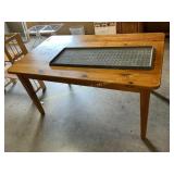 Wooden kitchen table