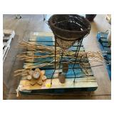 Threshold Planter stand, crooked wood pieces