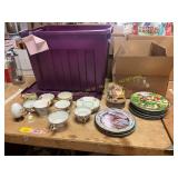 Assorted China, Decorative Plates, Misc