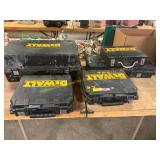 Empty DeWalt Toolboxes