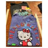 2ct Size Lg Graphic T s, Hello Kitty + Tom&Jerry