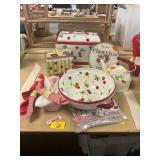 Cherry Bowl, Tea Pot, Recipe Box, Misc