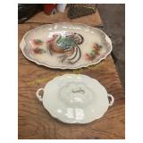 Turkey Platter, Gravy Bowl