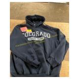 Estes Park CO. Large Hooded Sweatshirt