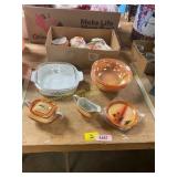 Corningware Dish + Miscellaneous China