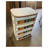 Plastic storage organizer