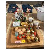 Rooster Figurines, S+P Shakers, Misc