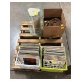Records, showcase, home decor