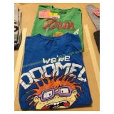 2ct Graphic T s Size Lg, Zelda+Rugrats