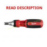 Milwaukee 9-in-1 Ratcheting Multi-Bit Driver