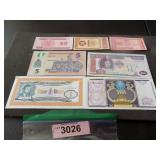 Foreign paper money