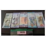 Foreign paper money