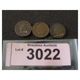 Three Indian Head pennies