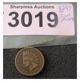 1897 Indian Head penny