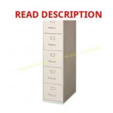 Alera 5-Drawer File, 15"x26.5"x61.37"