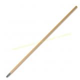 Genuine Joe 60in. Wood Broom Handle, Oak