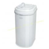Ubbi Pet Odor-Locking Steel Waste Pail, White