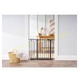 Regalo Easy Step Black Metal Walk-Through Gate