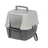 Jumbo Hooded Cat Litter Box with Litter Scoop