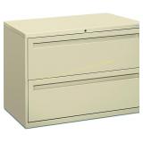 HON Brigade 700 42" Lateral File, Putty