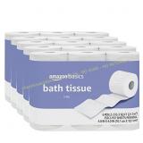 Amazon Basics Toilet Paper, 4 Rolls, White