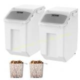 VEVOR Ingredient Storage Bin, 2 x 15L