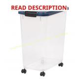 IRIS Airtight Pet Food Storage Container, 45 Qt