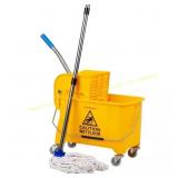 Mind Reader Yellow 5.5 Gal Bucket & Wringer