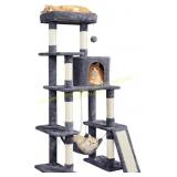Yaheetech 54in Cat Tree, Multi-Level Stand