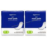 Amazon Basics Maxi Pads, Super Absorbent, 96ct