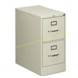 HON 2 Drawers Vertical Lockable File, Gray