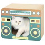 Radio Cat Scratcher Cardboard Lounge Bed