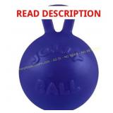 Jolly Pets Tug-N-Toss Ball Blue 8in. Chew Toy