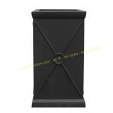 Vigoro 26" Monarch Slate Fiberglass Planter black