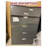 Large file cabinet gray 42x64 no brand