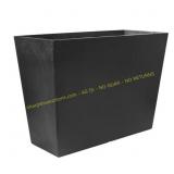 Vigoro 28 in. Fiorella Slate Trough Planter