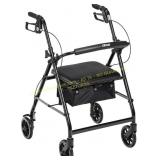 Drive Medical R726BK Rollator Walker, Black