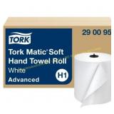 5-Pack Tork Matic Soft Hand Towel Roll, White