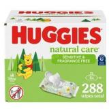 288-Pack Huggies Natural Care Baby Wipes