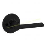 3ct. Kwikset Ladera Matte Black Dummy Lever LH