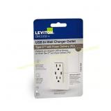 2ct. Leviton Decora 15A 125V Duplex White Outlet